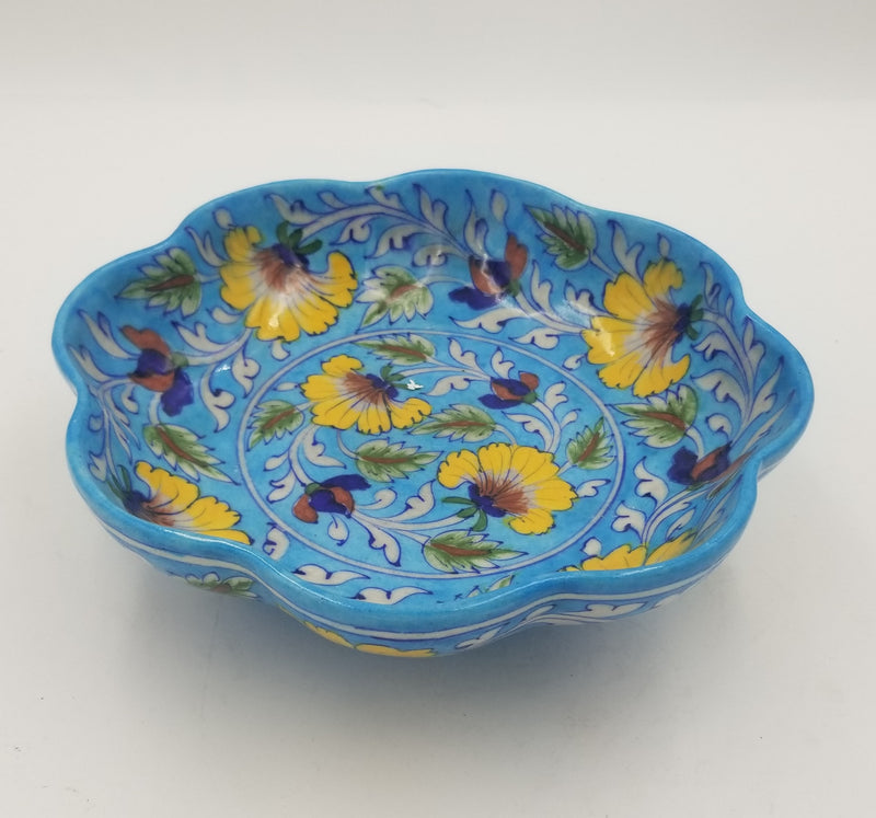 Blue Pottery Kangura Pot 10"