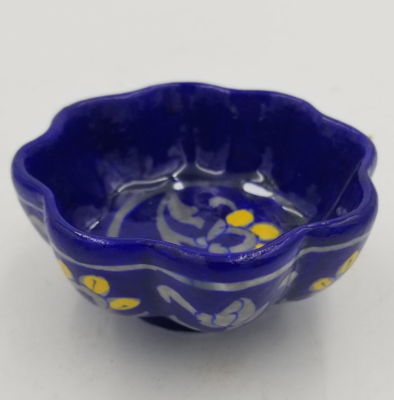 Blue Pottery Kangura Pot 5"