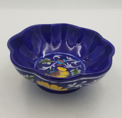 Blue Pottery Kangura Pot 6"