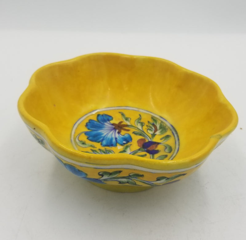 Blue Pottery Kangura Pot 6"