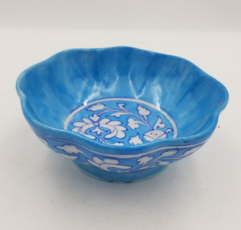 Blue Pottery Kangura Pot 6"