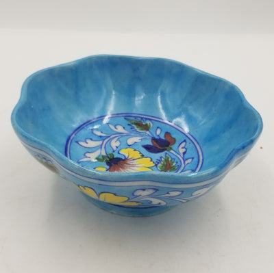 Blue Pottery Kangura Pot 6"