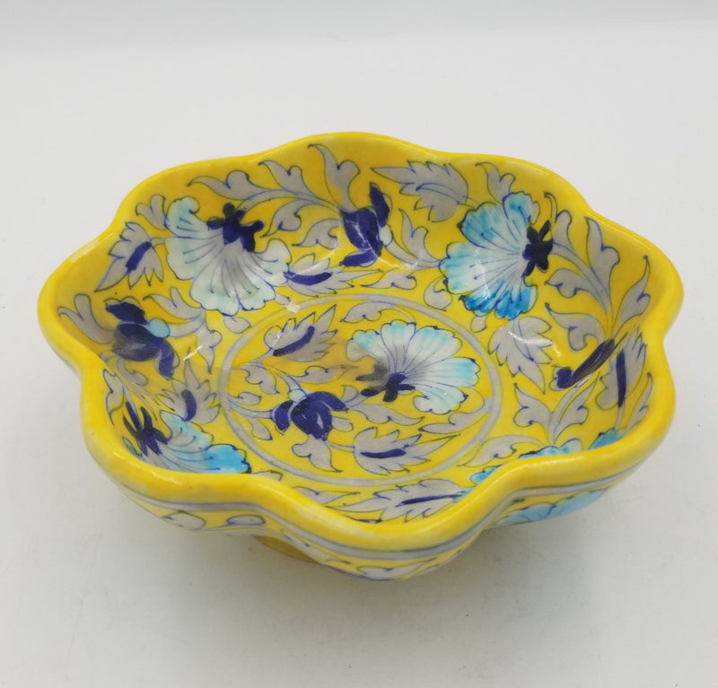 Blue Pottery Kangura Pot 8"