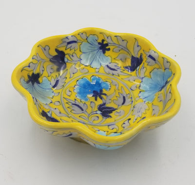 Blue Pottery Kangura Pot 8"