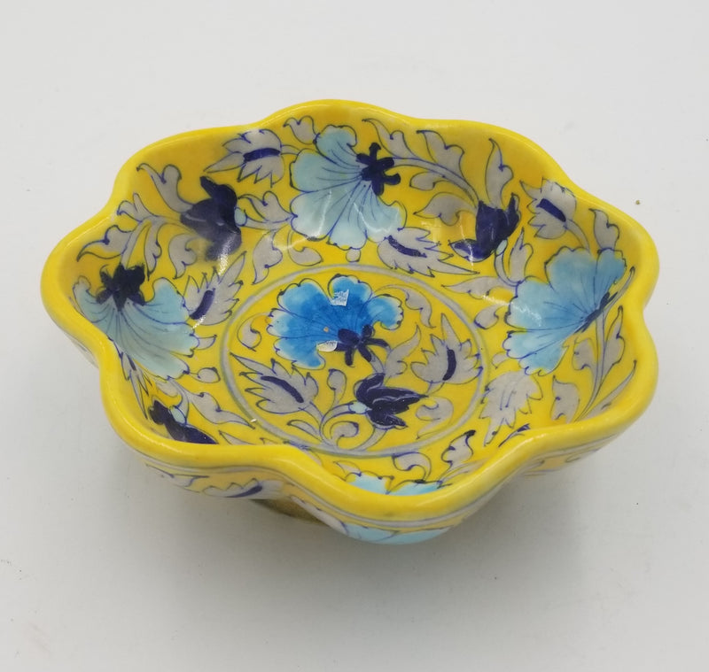 Blue Pottery Kangura Pot 8"