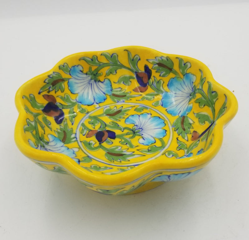 Blue Pottery Kangura Pot 8"