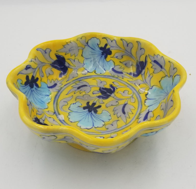 Blue Pottery Kangura Pot 8"