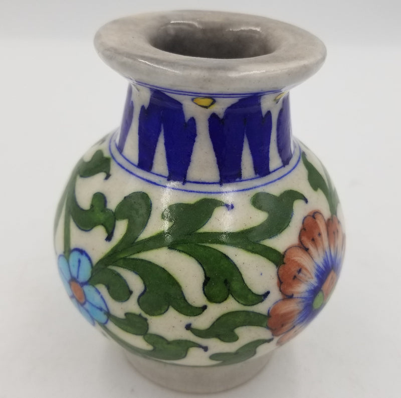 Blue Pottery Lota Pot 4"