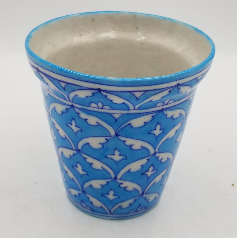 Blue Pottery Planter 6"
