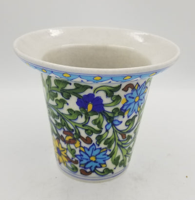 Blue Pottery Planter 8"