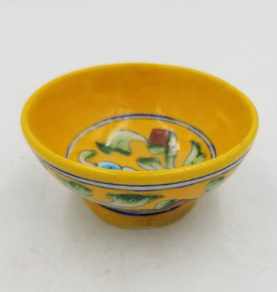 Blue Pottery Bowl 4"