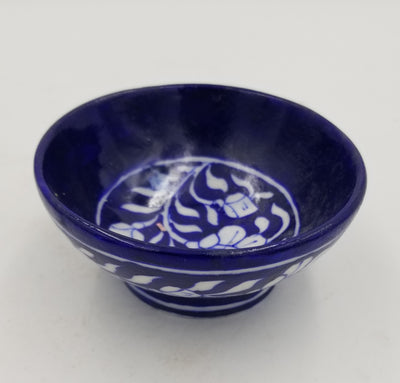 Blue Pottery Bowl 5"