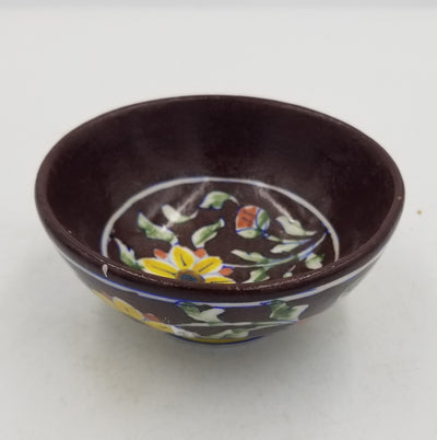 Blue Pottery Bowl 5"