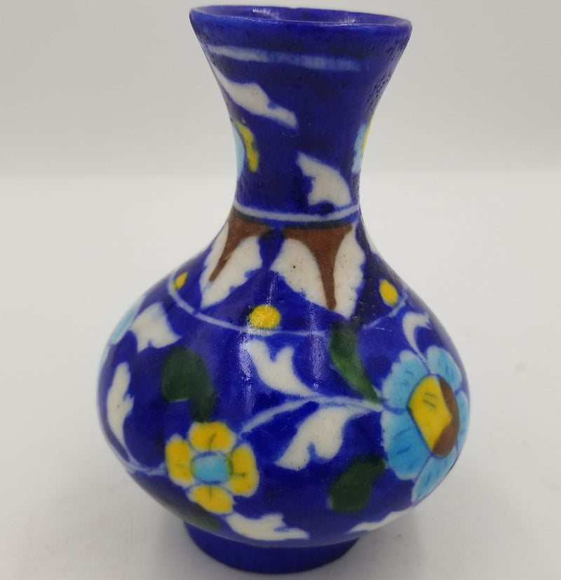 Blue Pottery Suri Jar 6"