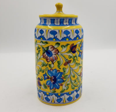 Blue Pottery Barni Cylinder Pot 8"