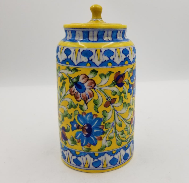 Blue Pottery Barni Cylinder Pot 8"
