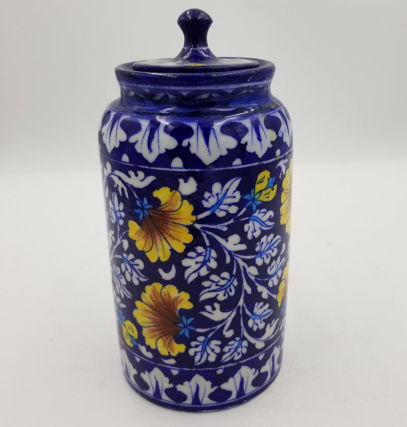 Blue Pottery Barni Cylinder Pot 8"
