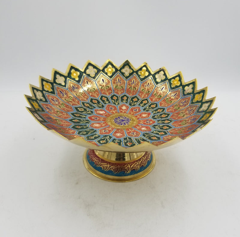 10" Brass Bowl Burfi Nok EC