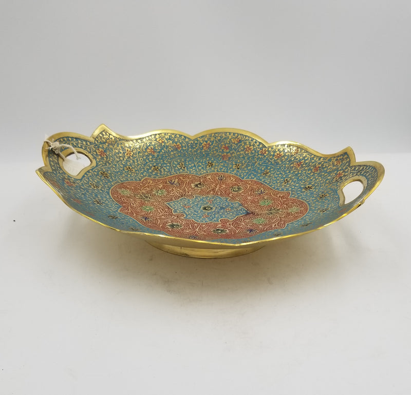 13" Brass Tray Ring Mina