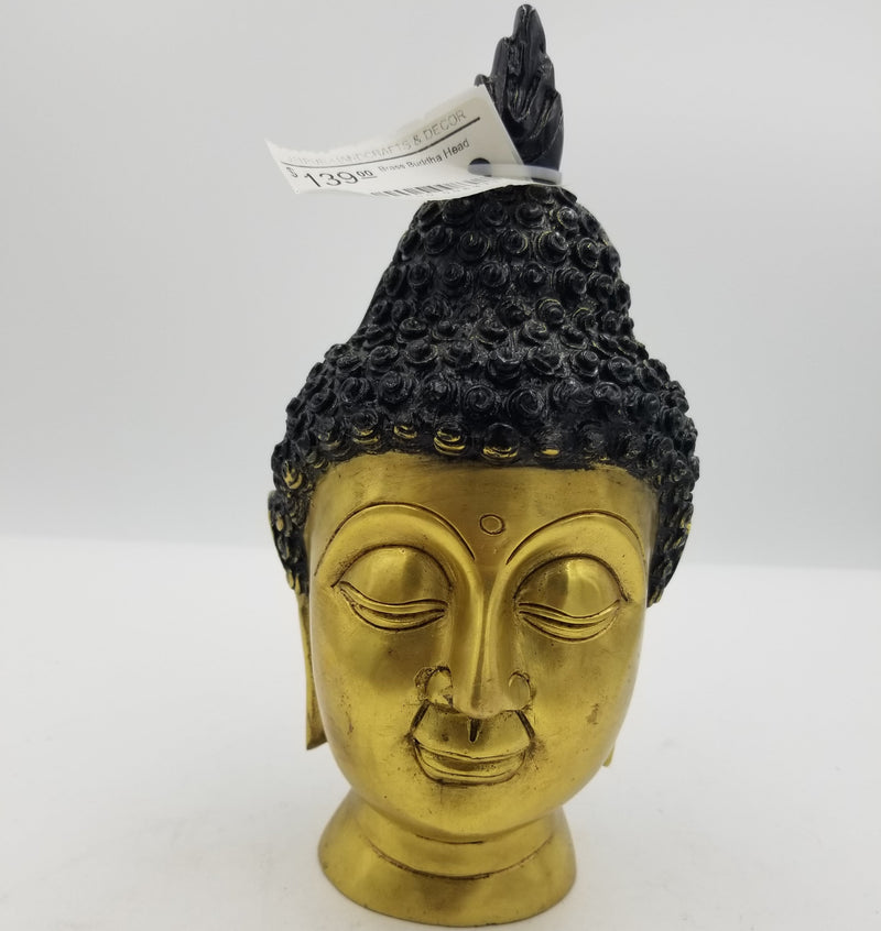 Brass Buddha Head