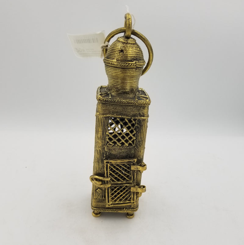 Brass Dhokra Hand held Lamp