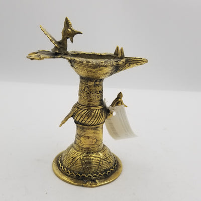 Brass Dhokra Stand Lamp