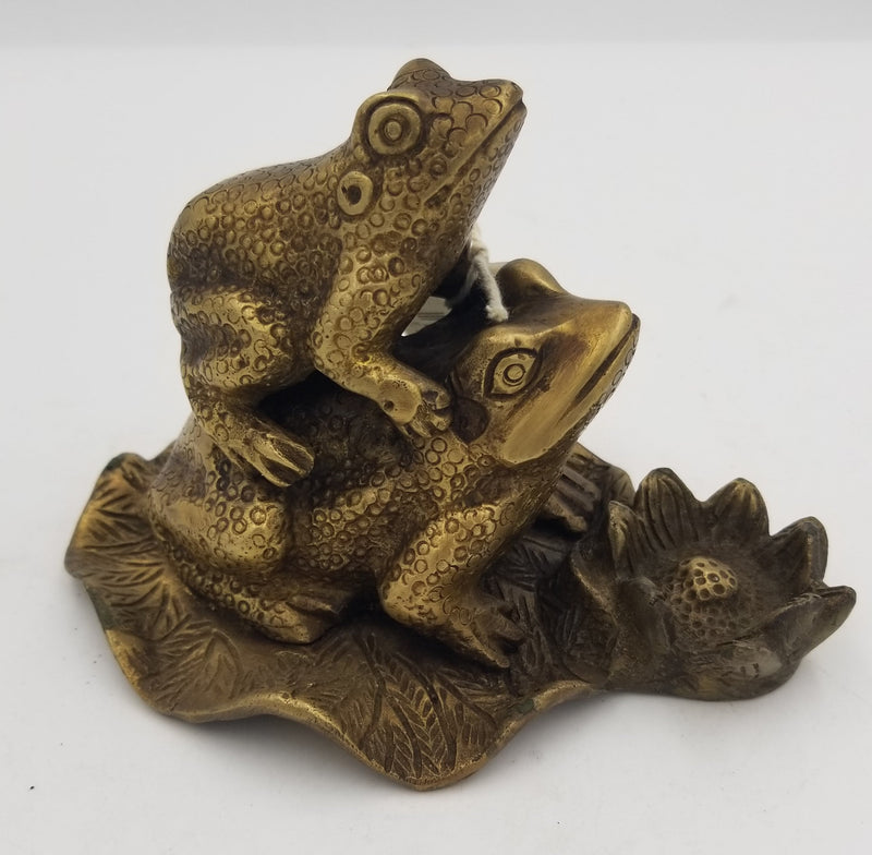Brass Double Frog