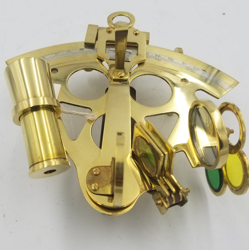 Brass Sextant 6"