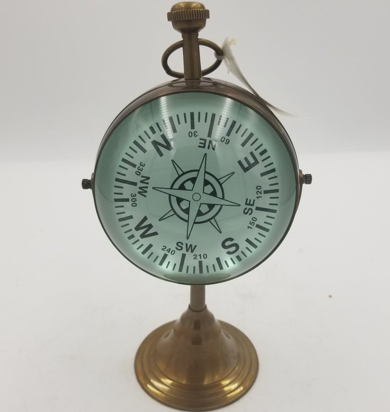 Compass with clock