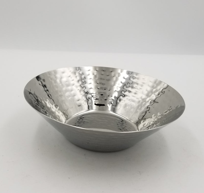 Stainless Steel Bread Basket Hammered