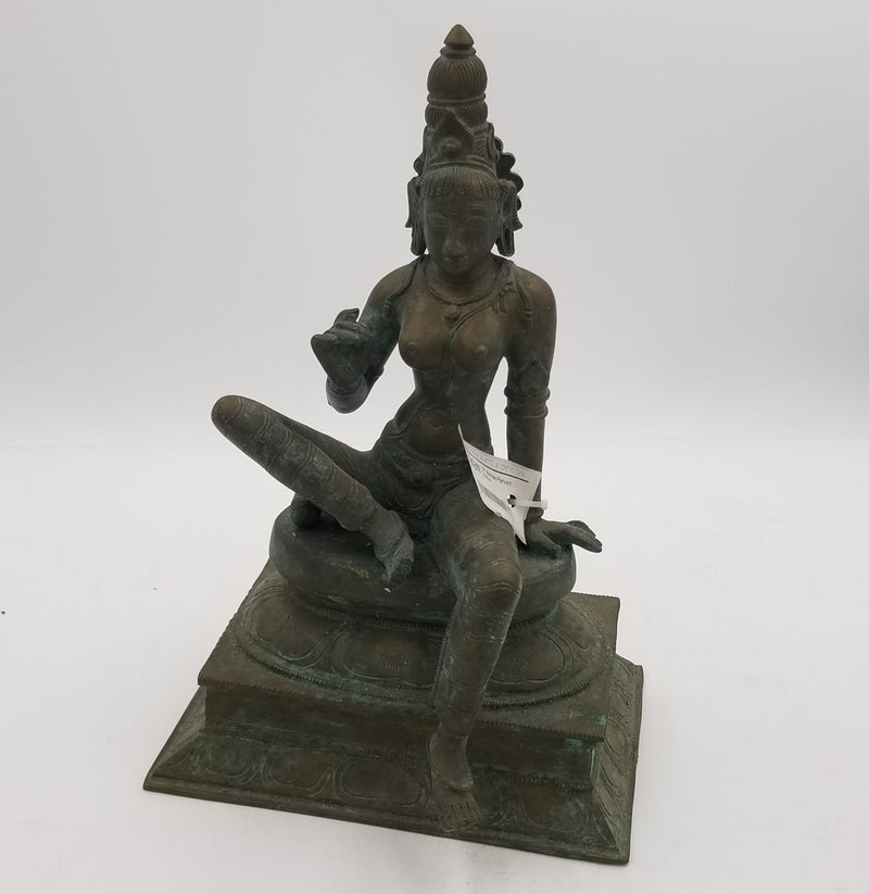 12" Bronze Parvati Statue