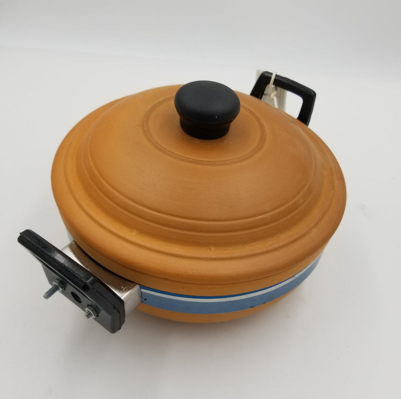 2.88 liter Clay Casserole Mud Lid