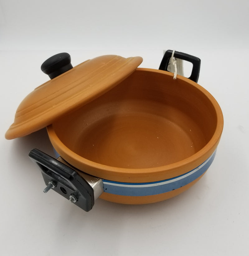 2.88 liter Clay Casserole Mud Lid