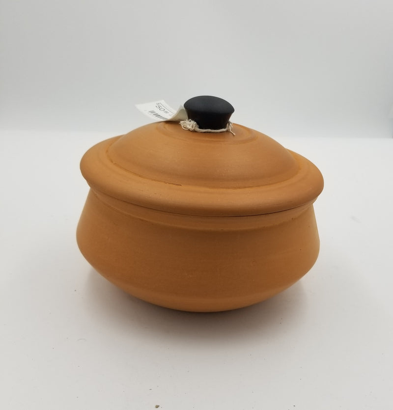 2.9 liter Clay Biryani Handi / Vessel Mud Lid