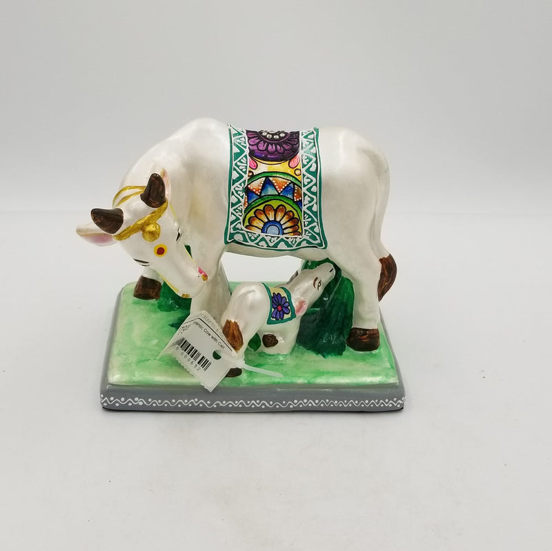 Terracotta Cow with Calf