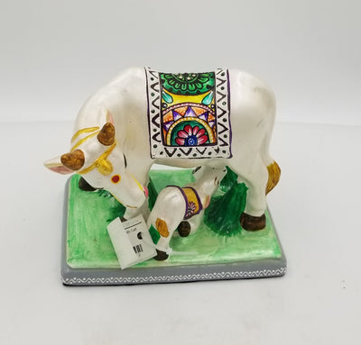 Terracotta Cow with Calf