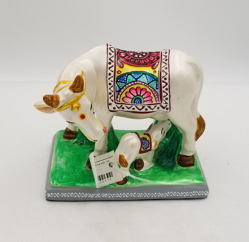 Terracotta Cow with Calf