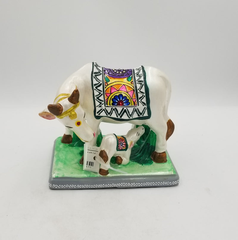 Terracotta Cow with Calf