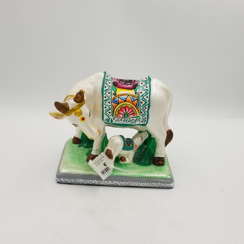 Terracotta Cow with Calf