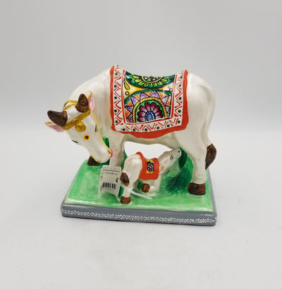 Terracotta Cow with Calf