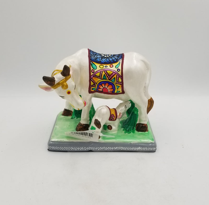 Terracotta Cow with Calf