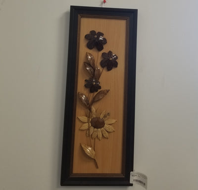 18" x 6" Coconut Shell Flower