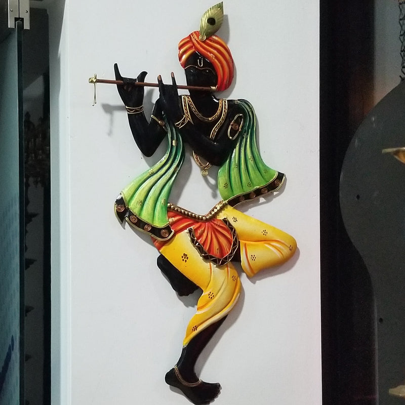 Wrought Iron Krishna Color Bansuri