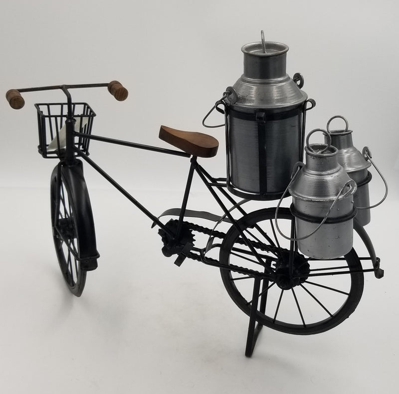 Wrought Iron Milk Container Cycle