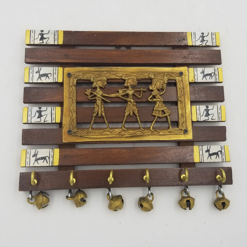 Brass Dhokra Key Hanger