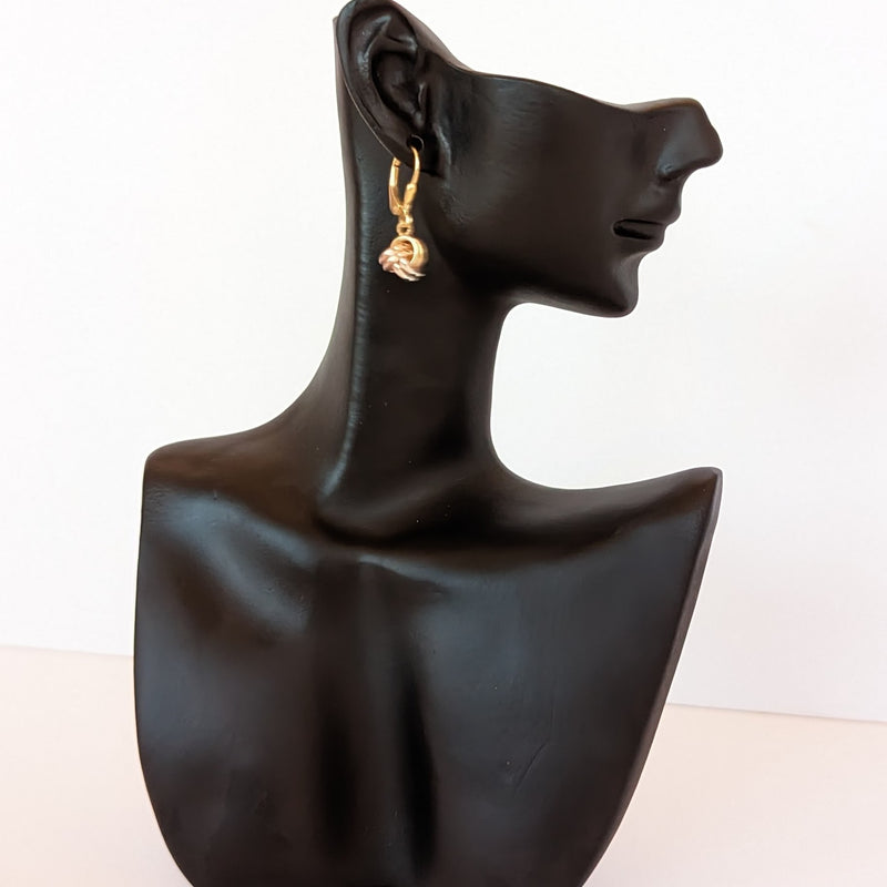999 quality silver earring pair - ER001-3T