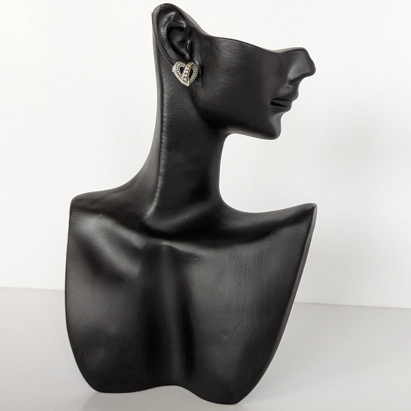 999 quality silver earring pair - ER005-3T