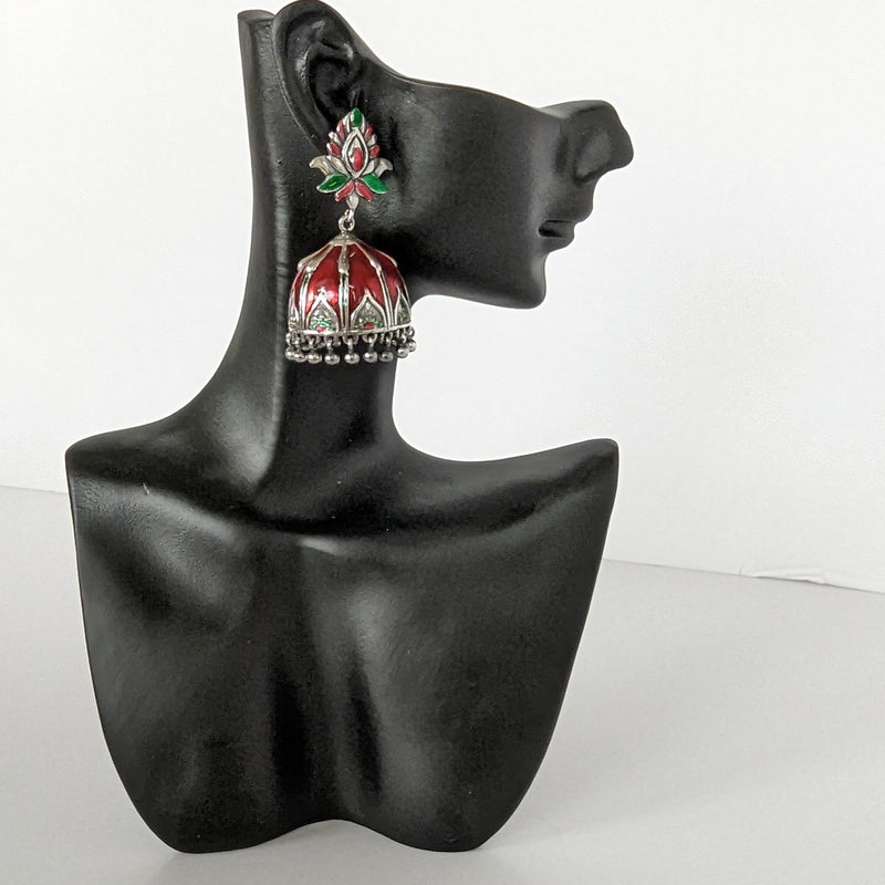 999 quality silver earring pair - ER018-2T