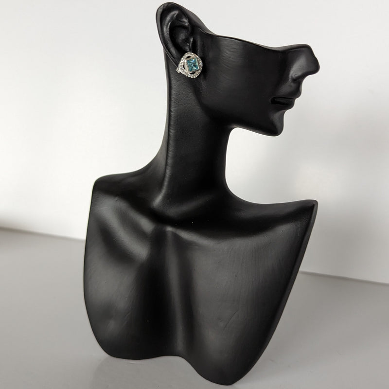 999 quality silver earring pair - ER030