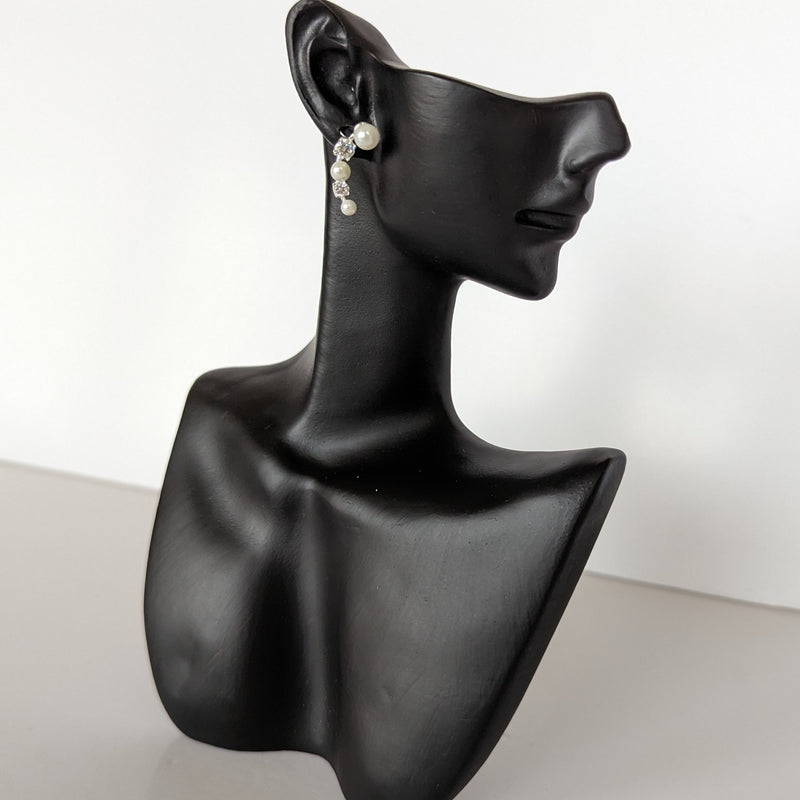 999 quality silver earring pair - ER032